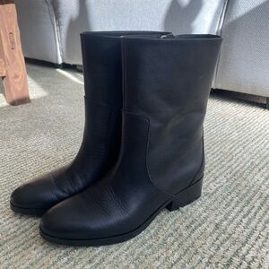 Black leather 3.1 Phillip Lim ankle boots